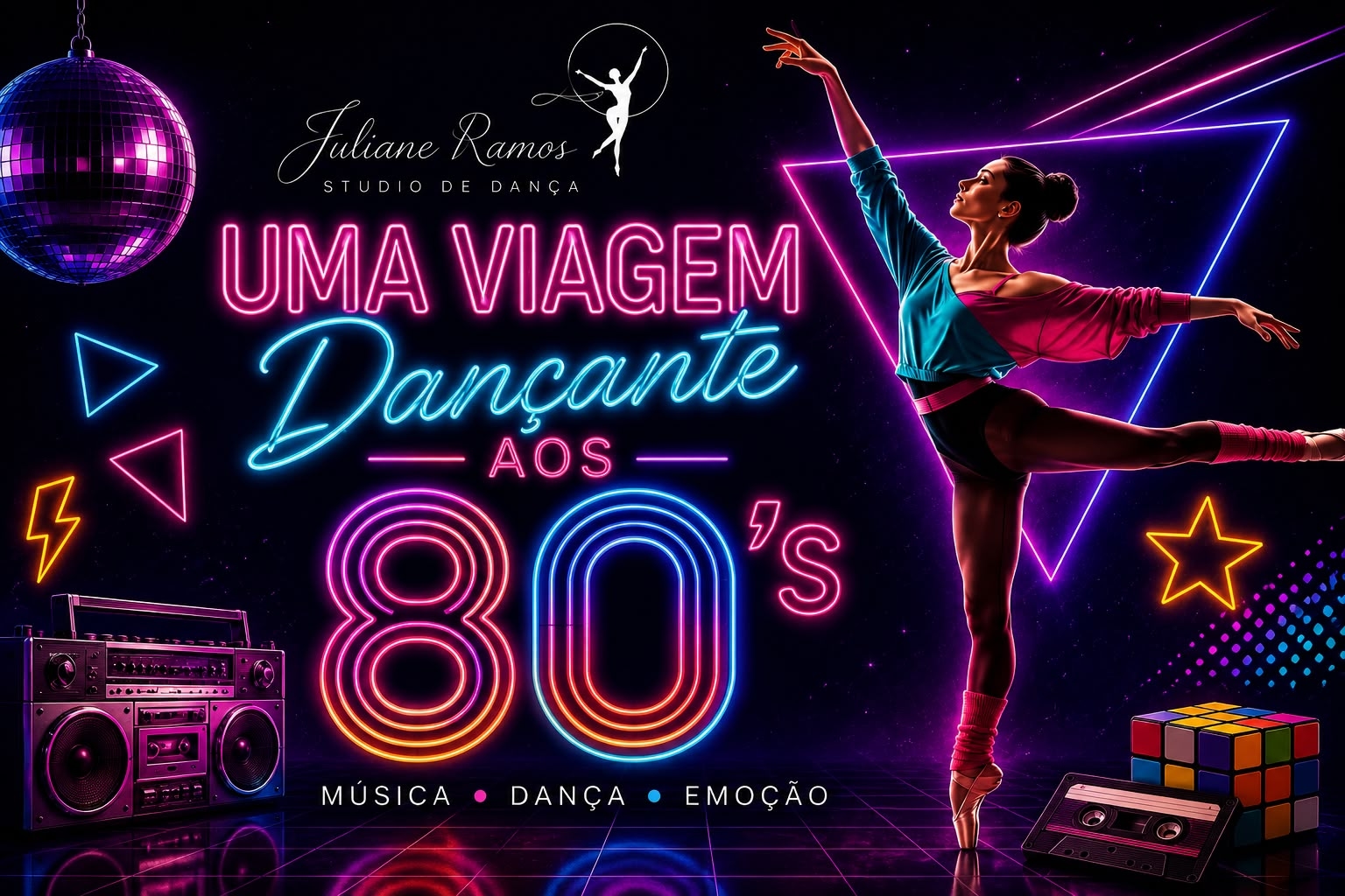 Uma viagem dançante aos anos 80